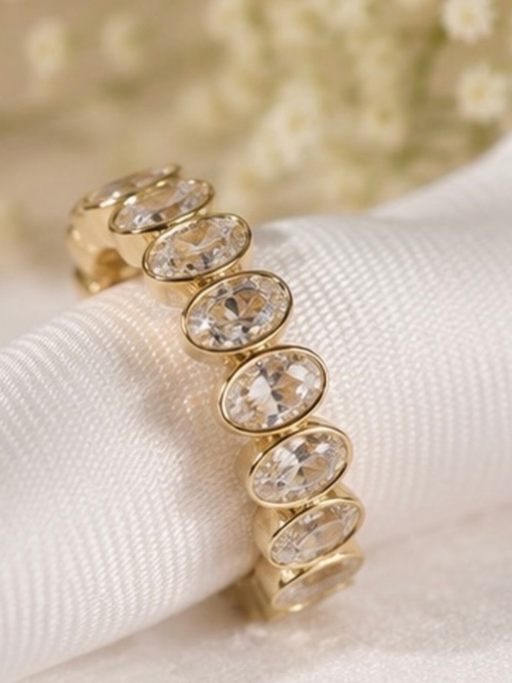 Maison Lumiere Crystal Eternity Ring